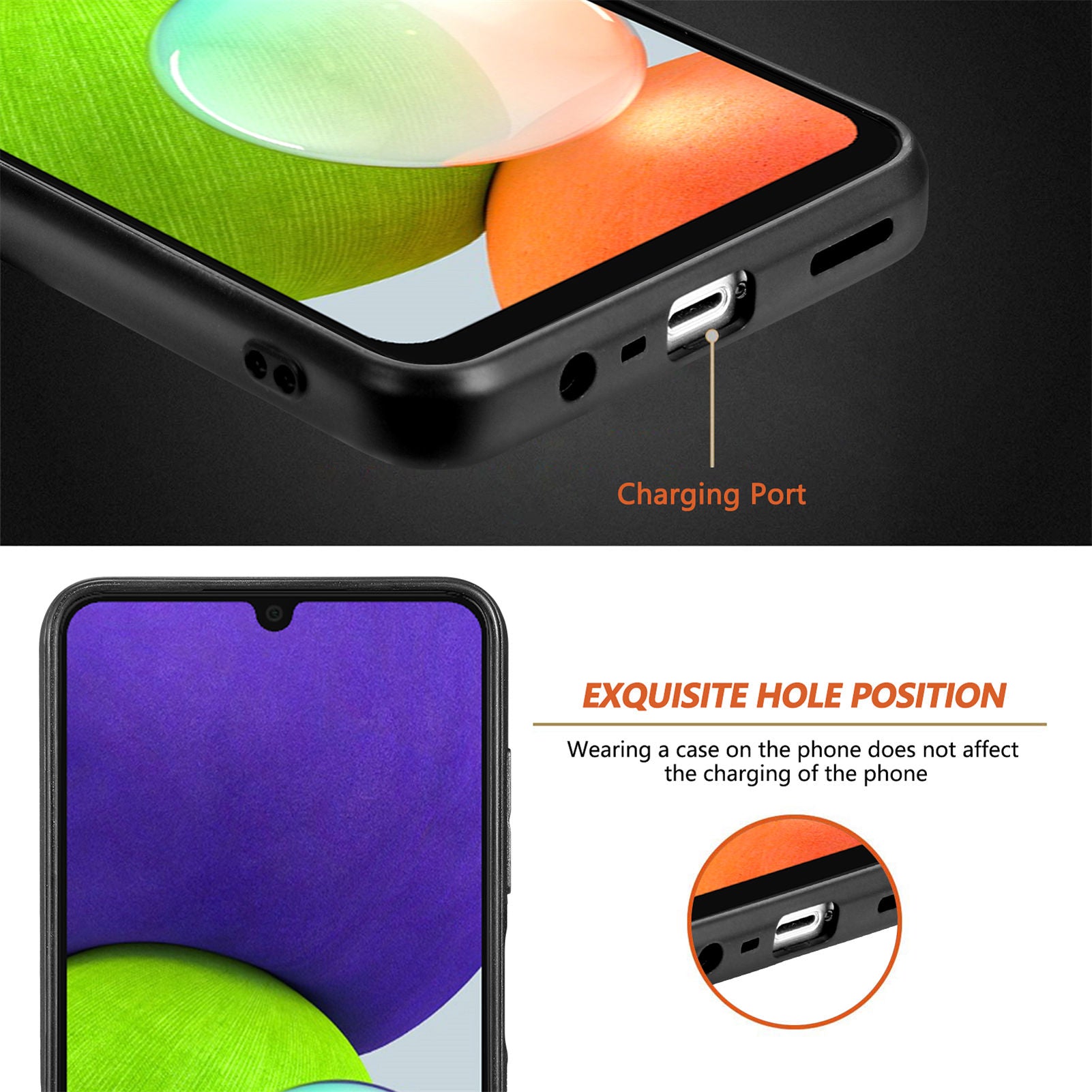 Anti-fall Phone Case For Samsung Galaxy A22 4G (EU Version) / M32 (Global Version) 4G Carbon Fiber Texture PU Leather Coated PC TPU Cell Phone Cover Anti-fall Phone Case For Samsung Galaxy A22 4G (EU Version) / M32 (Global Version) 4G Carbon Fiber Texture PU Leather Coated PC TPU Cell Phone Cover